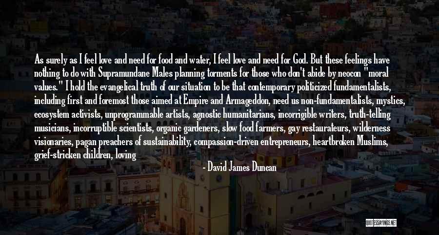 Disbelievers Quotes By David James Duncan