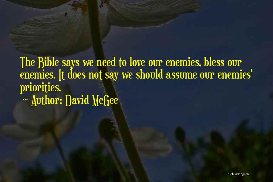 Discernment Bible Quotes By David McGee