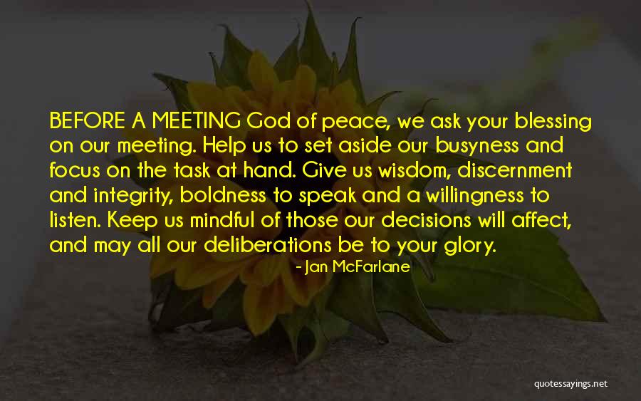 Discernment From God Quotes By Jan McFarlane Discernment From God Quotes By Jan McFarlane
