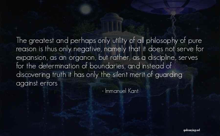Discipline And Determination Quotes By Immanuel Kant Discipline And Determination Quotes By Immanuel Kant