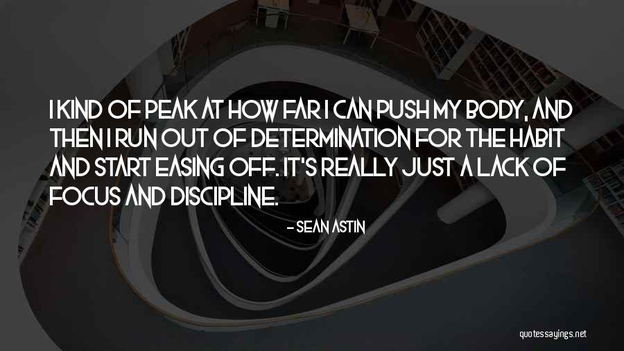 Discipline And Determination Quotes By Sean Astin