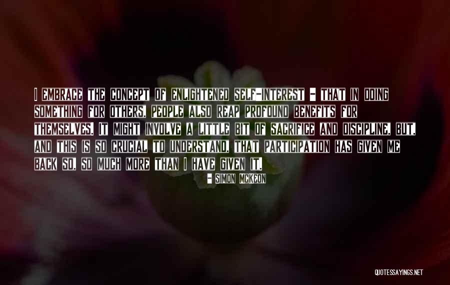 Discipline And Sacrifice Quotes By Simon McKeon Discipline And Sacrifice Quotes By Simon McKeon
