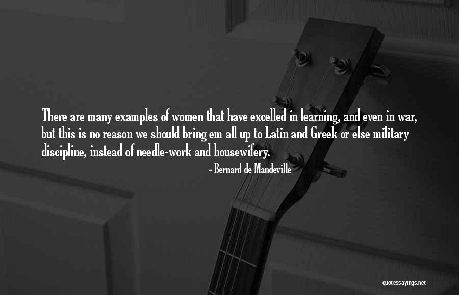 Discipline In Work Quotes By Bernard De Mandeville Discipline In Work Quotes By Bernard De Mandeville