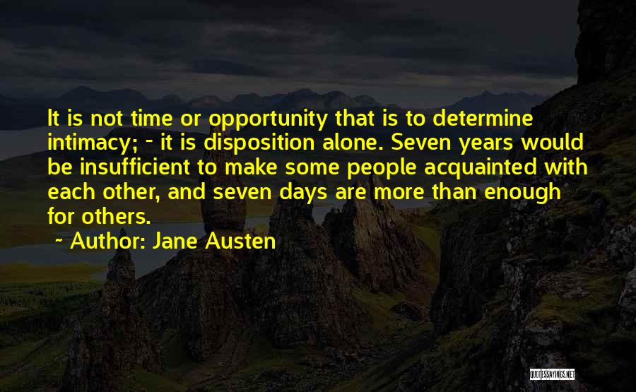 Disclosure Quotes By Jane Austen