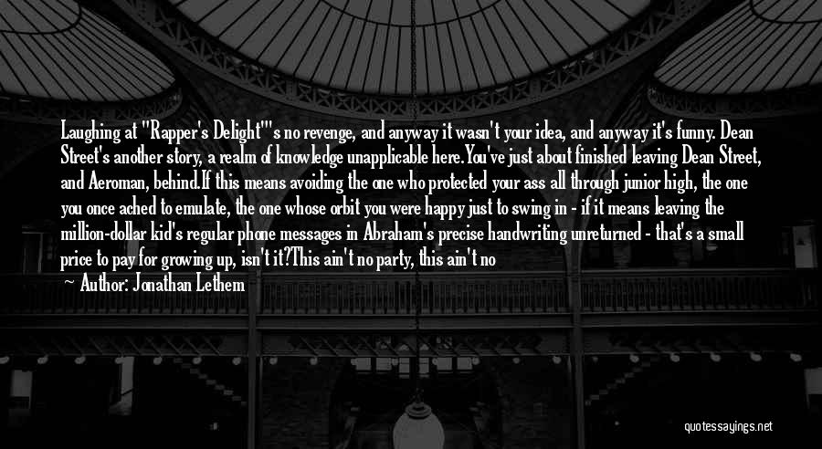 Disco Party Quotes By Jonathan Lethem