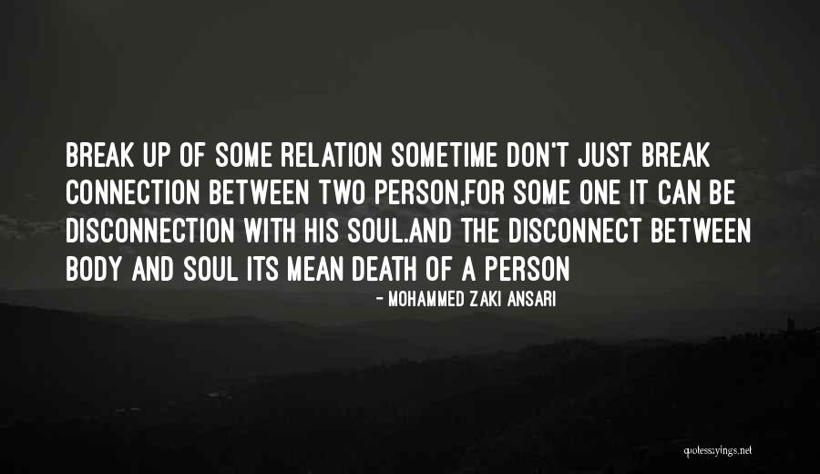 Disconnect Yourself Quotes By Mohammed Zaki Ansari Disconnect Yourself Quotes By Mohammed Zaki Ansari