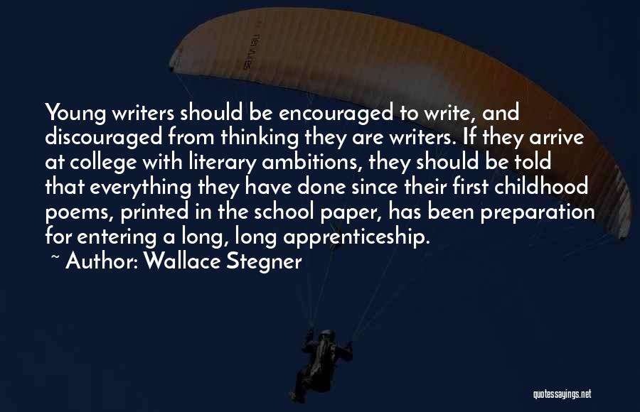 Discouraged Quotes By Wallace Stegner