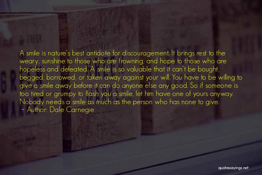 Discouragement And Hope Quotes By Dale Carnegie