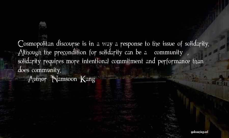 Discourse Community Quotes By Namsoon Kang