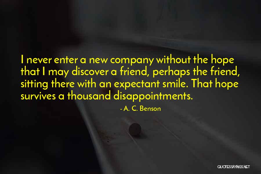 Discover That Quotes By A. C. Benson