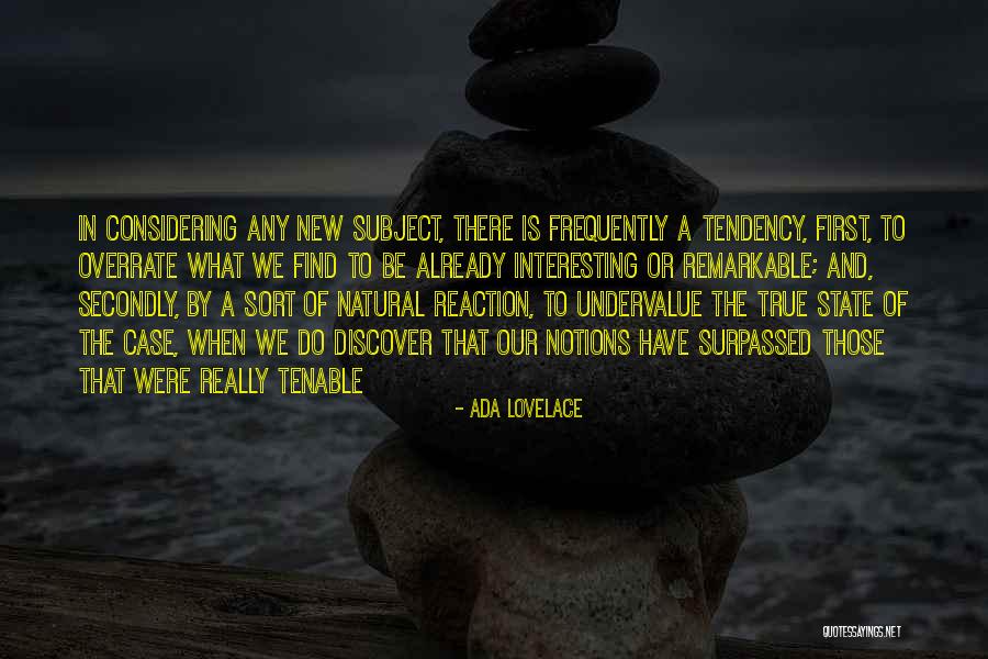 Discover That Quotes By Ada Lovelace