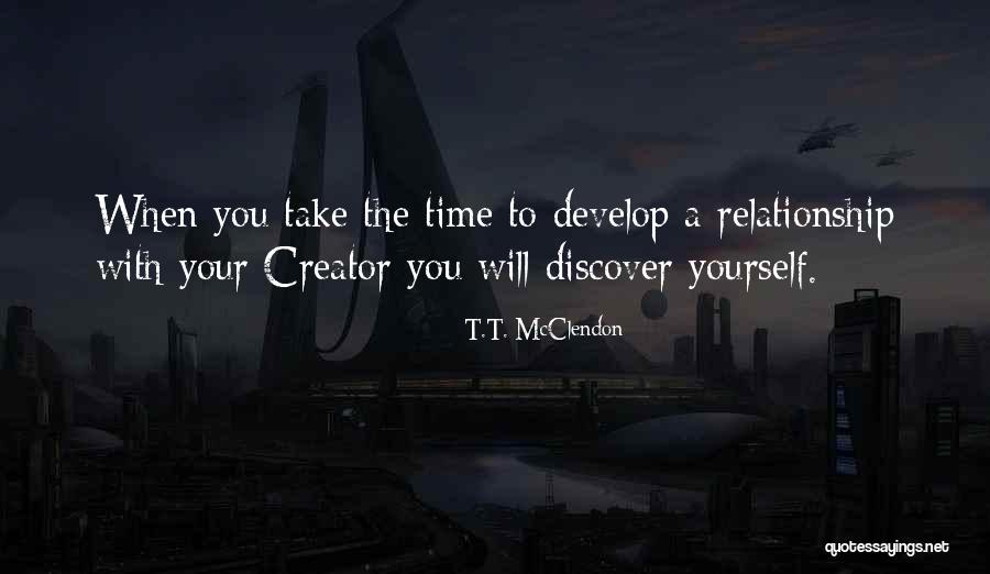 Discover Yourself Quotes By T.T. McClendon