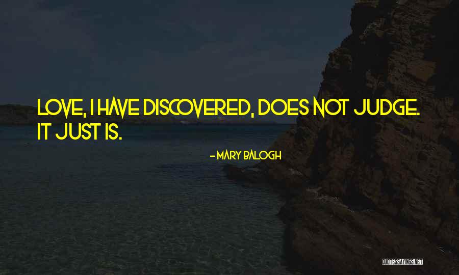 Discovered Love Quotes By Mary Balogh