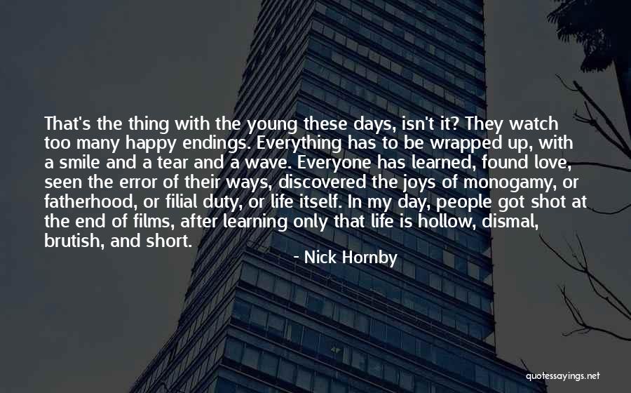 Discovered Love Quotes By Nick Hornby