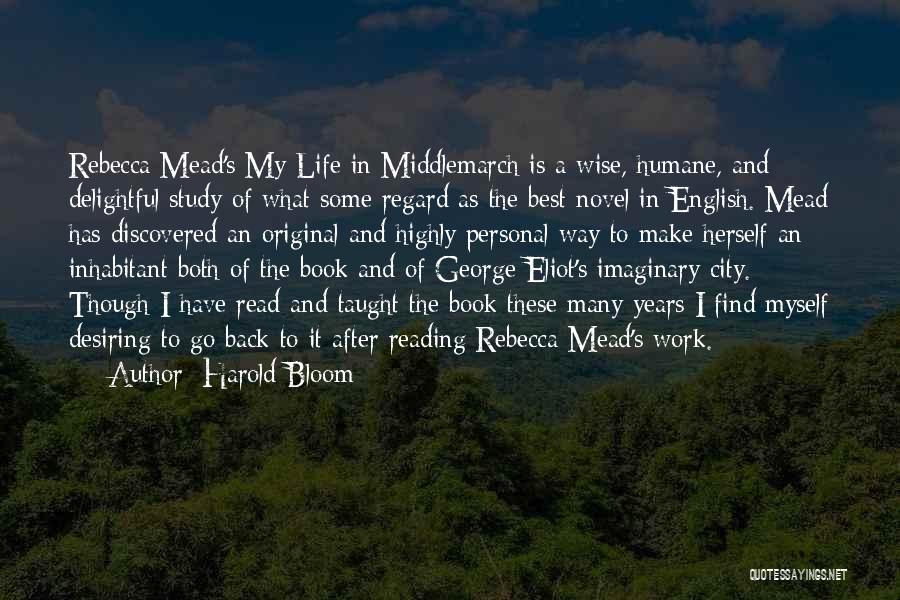 Discovered Myself Quotes By Harold Bloom