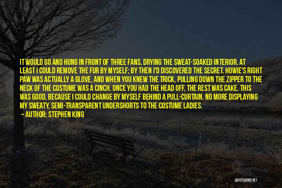 Discovered Myself Quotes By Stephen King