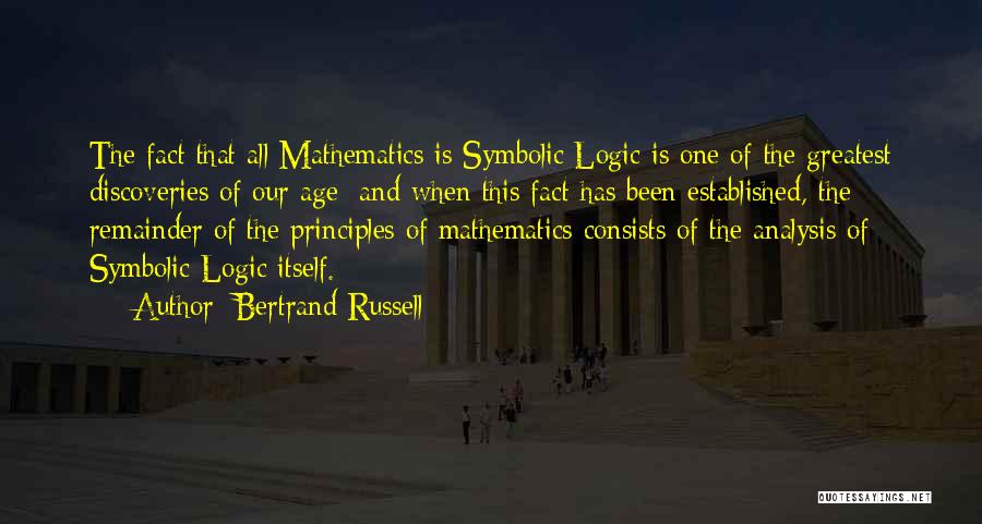 Discoveries Quotes By Bertrand Russell