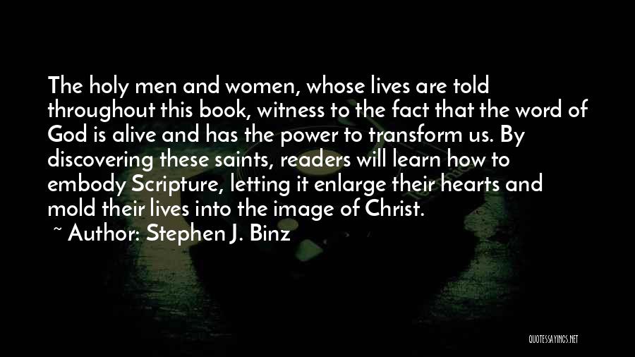 Discovering God Quotes By Stephen J. Binz