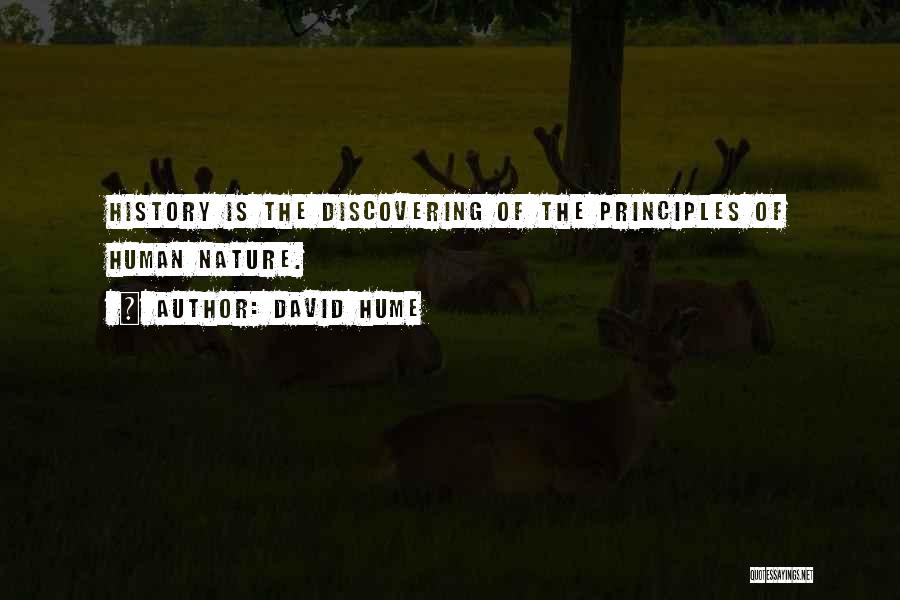 Discovering Nature Quotes By David Hume