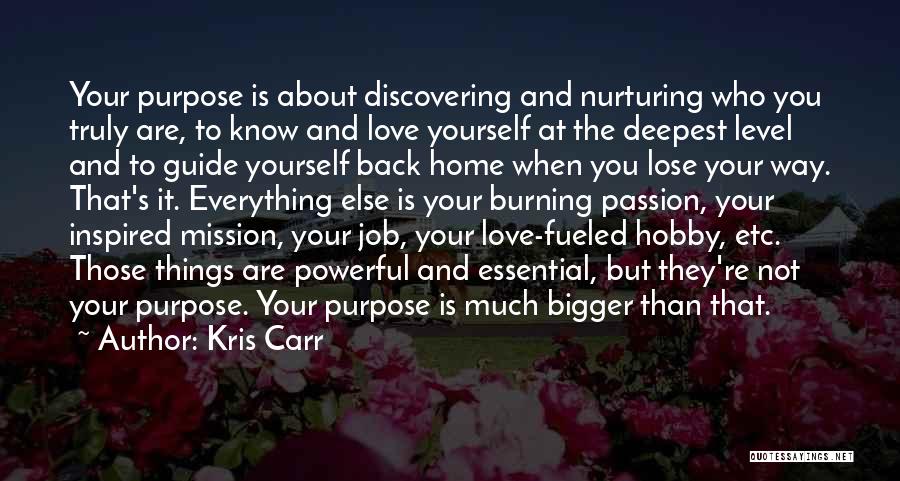 Discovering Passion Quotes By Kris Carr