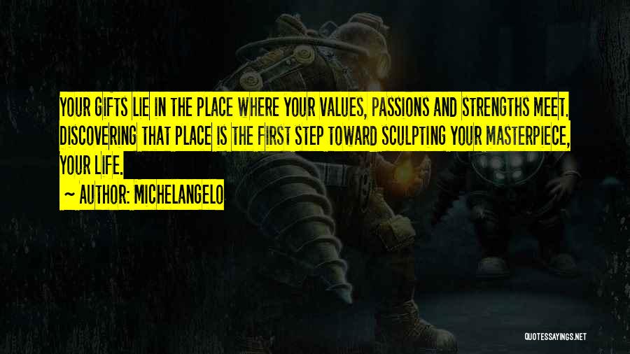 Discovering Passion Quotes By Michelangelo