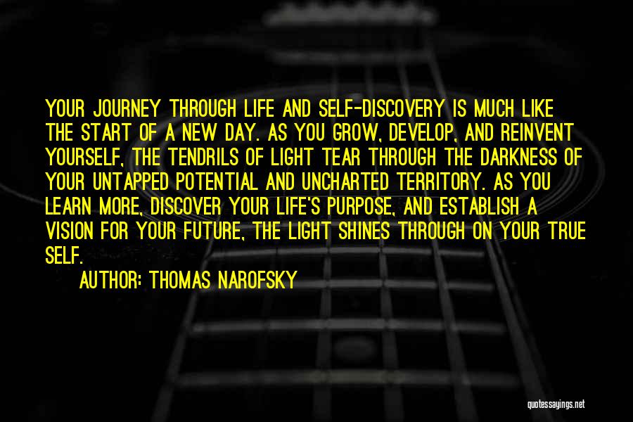 Discovering Purpose Quotes By Thomas Narofsky