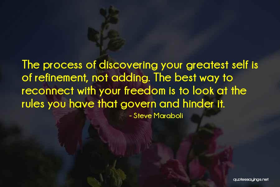 Discovering Self Quotes By Steve Maraboli