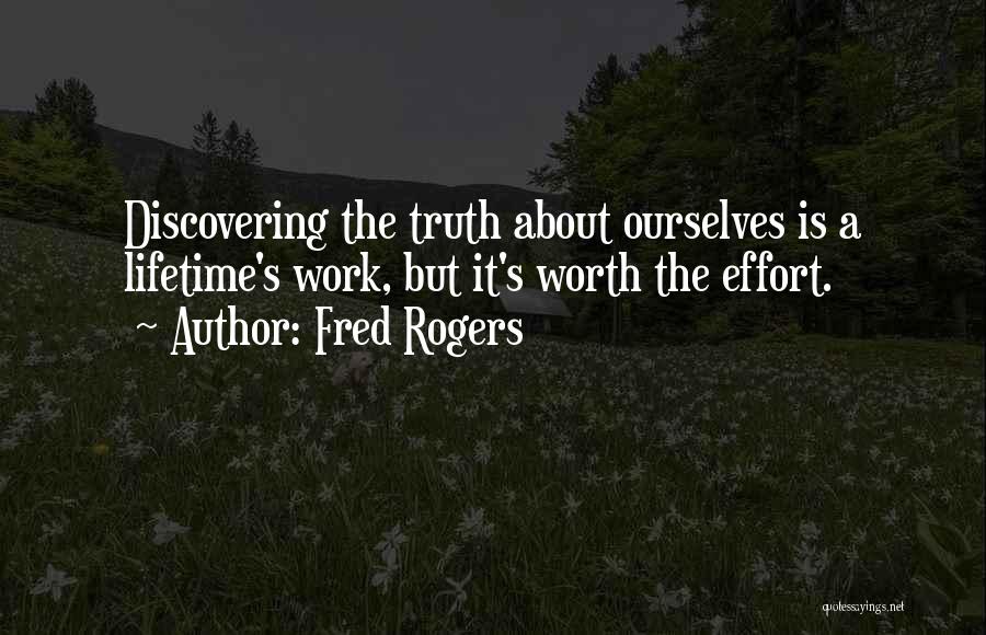 Discovering Self Worth Quotes By Fred Rogers