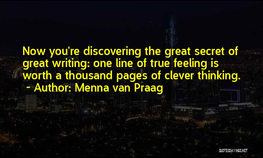 Discovering Self Worth Quotes By Menna Van Praag