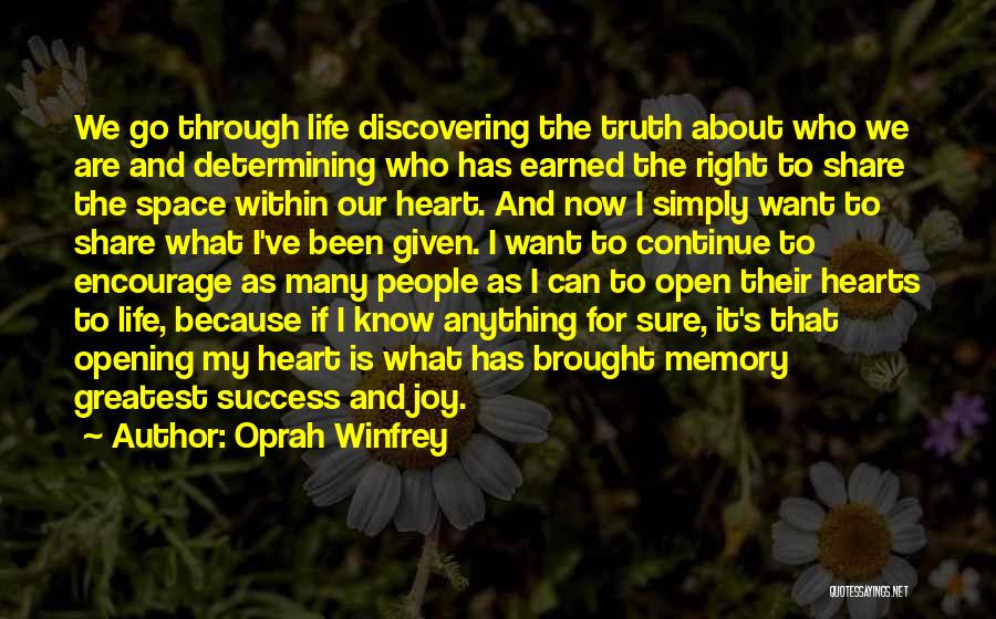 Discovering The Truth About Someone Quotes By Oprah Winfrey