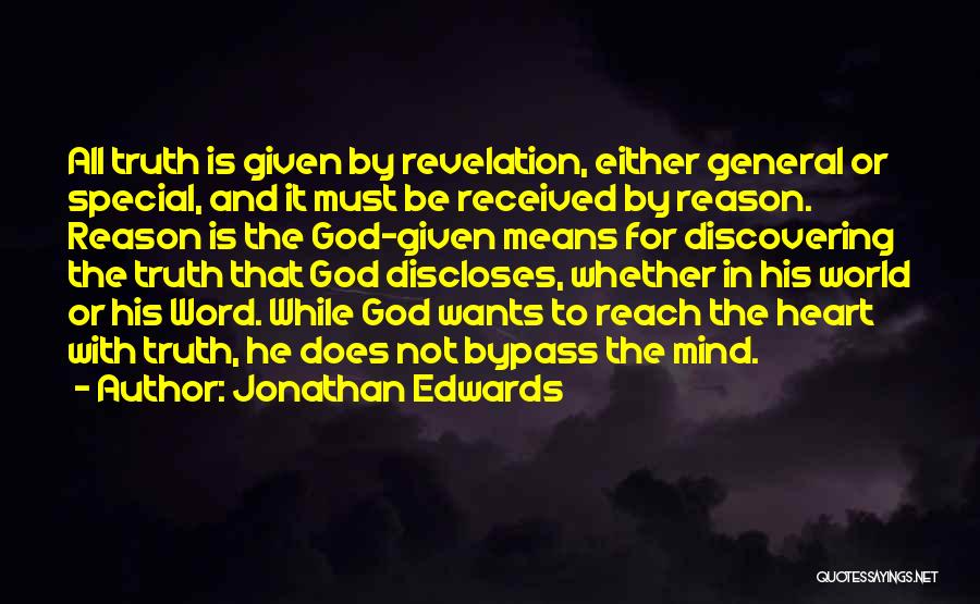 Discovering The Truth Quotes By Jonathan Edwards