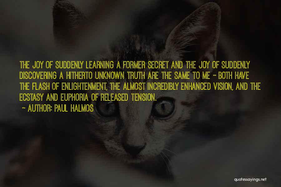 Discovering The Truth Quotes By Paul Halmos