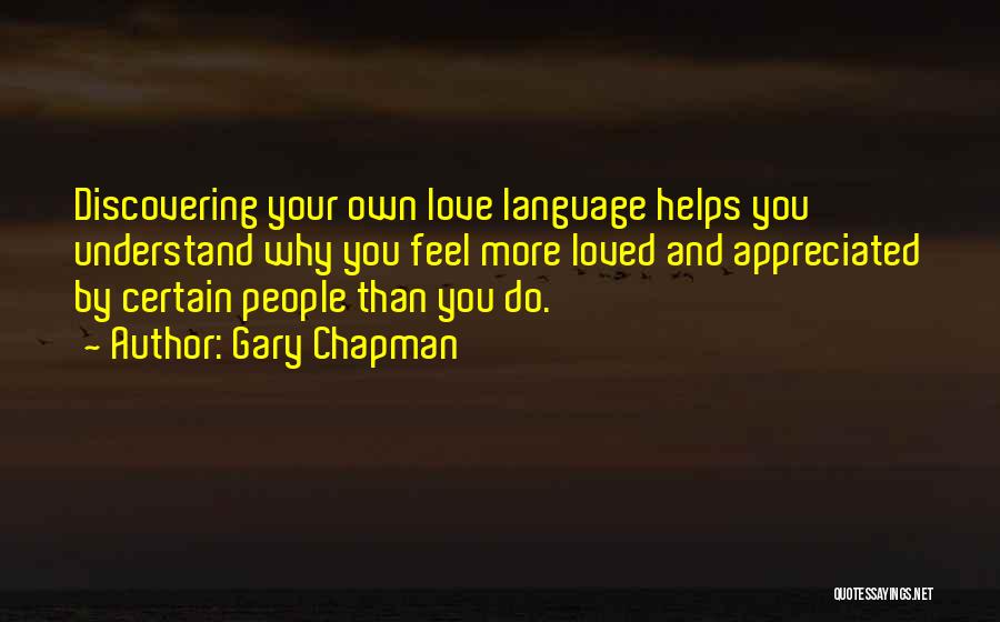 Discovering You Quotes By Gary Chapman