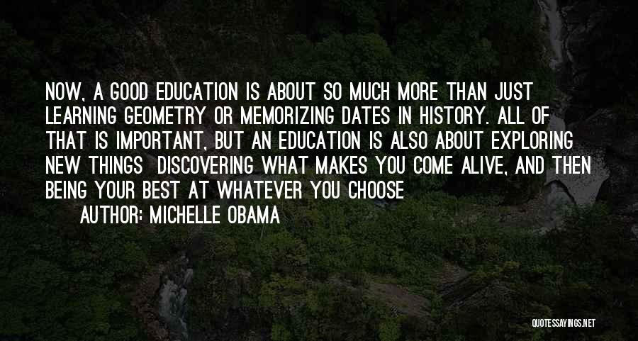 Discovering You Quotes By Michelle Obama