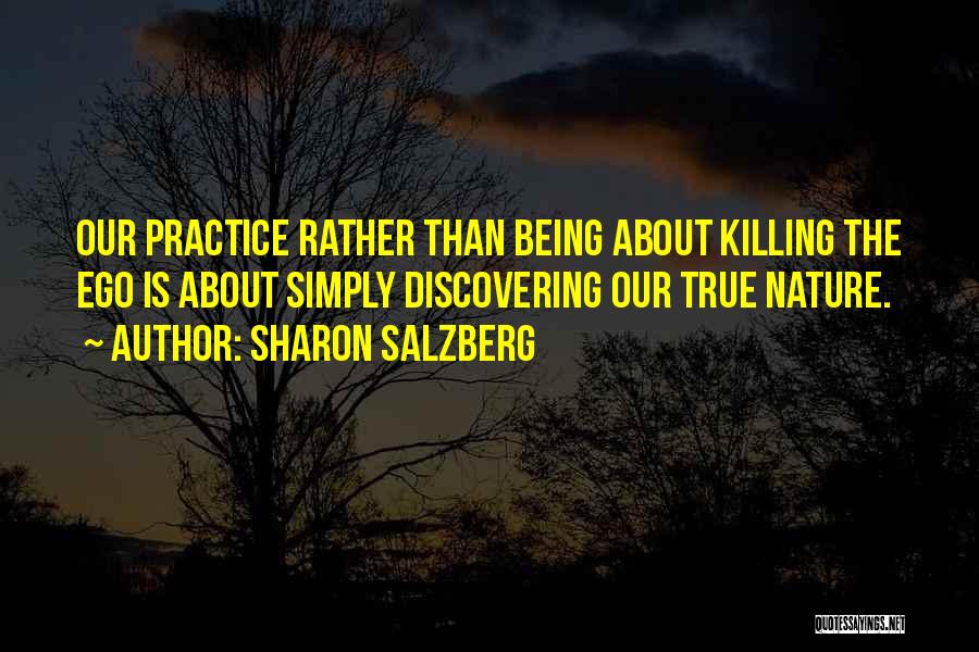 Discovering Your True Self Quotes By Sharon Salzberg