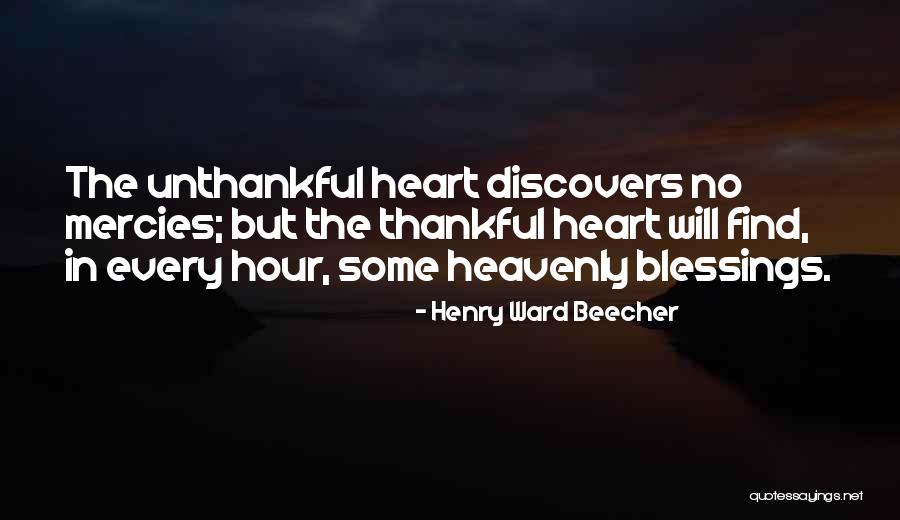 Discovers No Mercies Quotes By Henry Ward Beecher Discovers No Mercies Quotes By Henry Ward Beecher