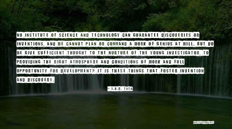 Discovery And Invention Quotes By J.R.D. Tata Discovery And Invention Quotes By J.R.D. Tata