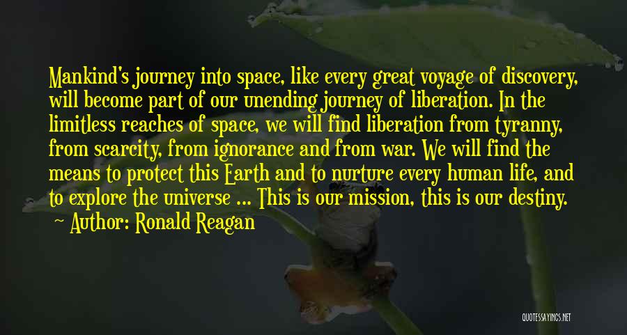 Discovery In Life Quotes By Ronald Reagan