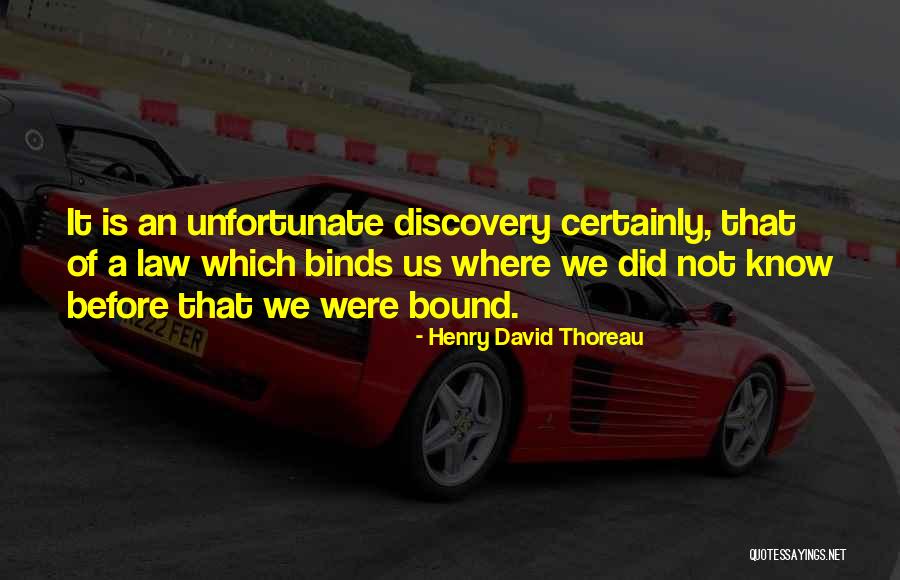 Discovery Law Quotes By Henry David Thoreau Discovery Law Quotes By Henry David Thoreau
