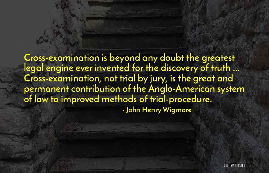 Discovery Law Quotes By John Henry Wigmore Discovery Law Quotes By John Henry Wigmore
