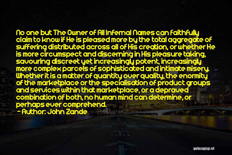 Discreet Quotes By John Zande