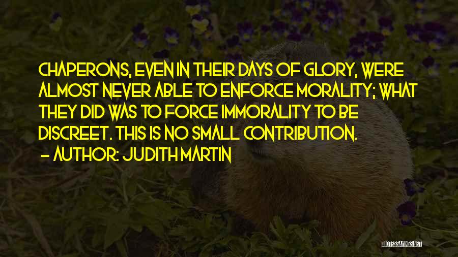 Discreet Quotes By Judith Martin