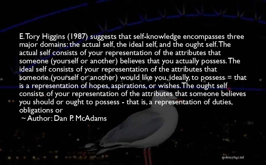 Discrepancies Quotes By Dan P. McAdams