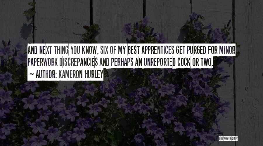 Discrepancies Quotes By Kameron Hurley