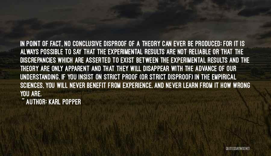 Discrepancies Quotes By Karl Popper
