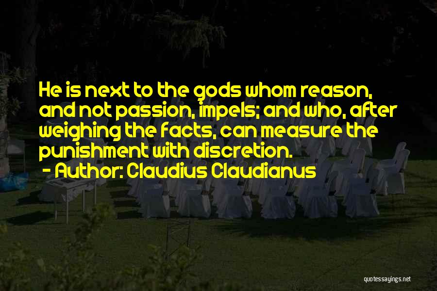 Discretion Quotes By Claudius Claudianus