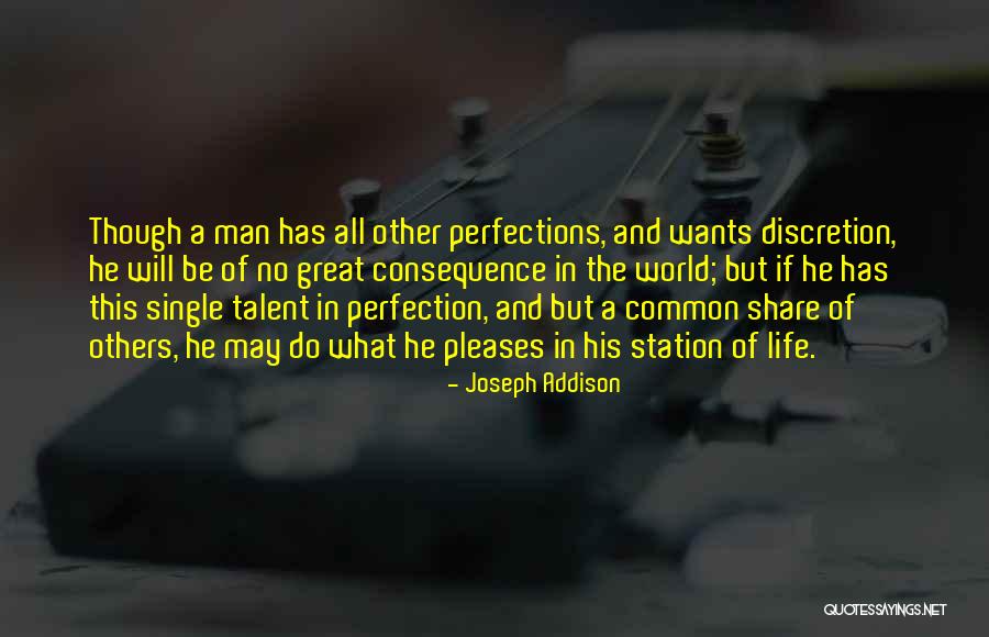 Discretion Quotes By Joseph Addison