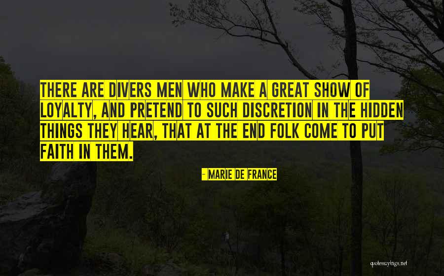 Discretion Quotes By Marie De France