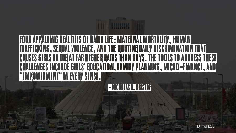 Discrimination Life Quotes By Nicholas D. Kristof