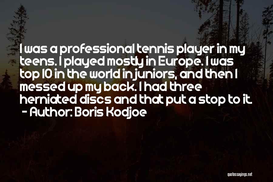 Discs Quotes By Boris Kodjoe